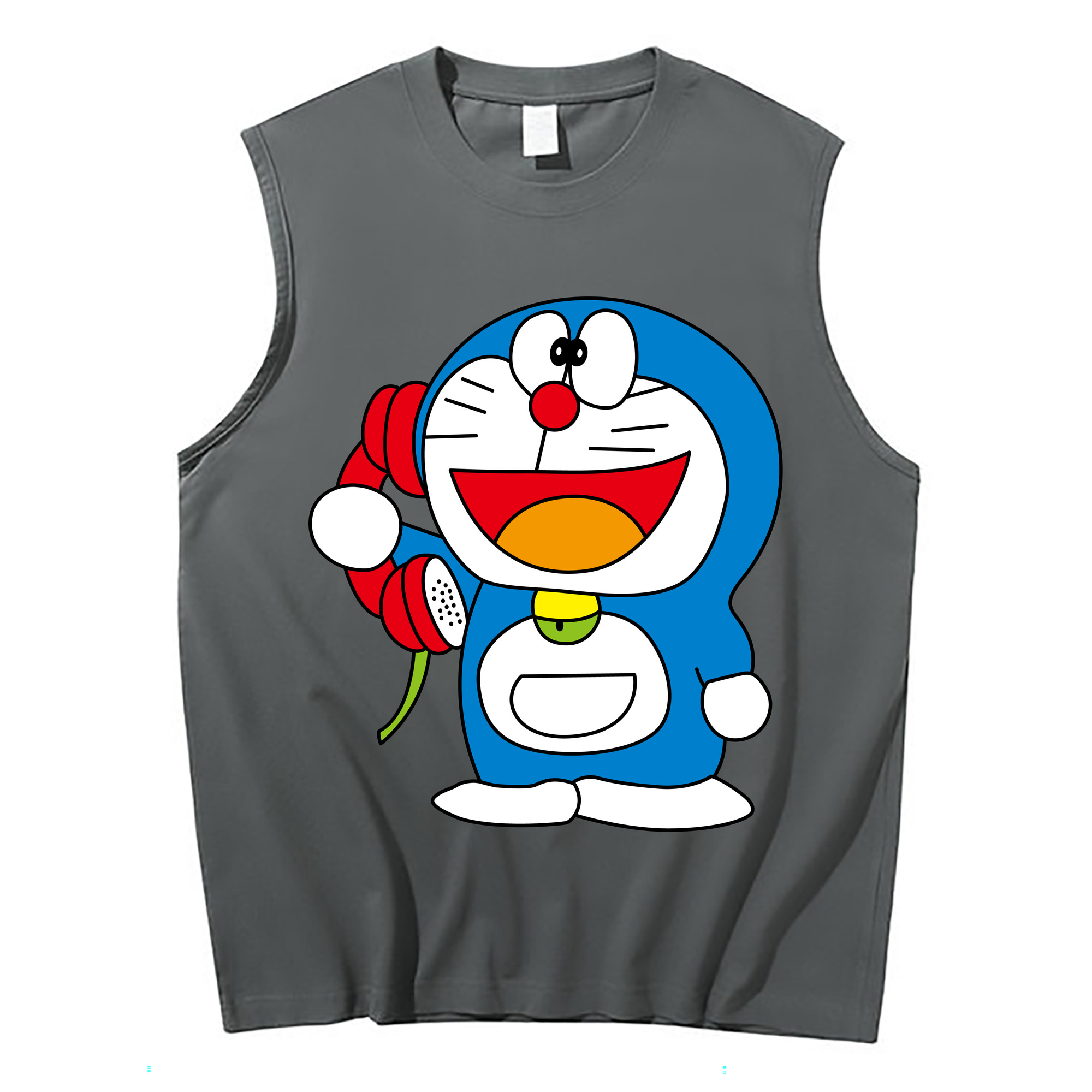 （画像用） ドラえもん Doraemon コットン100％タンクトップ（フロントプリント）
